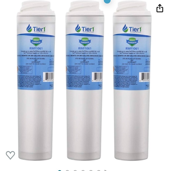 Tier1 5 pack GSWF Refrigerator Water Filter Fridge Filter - Picture 2 of 6